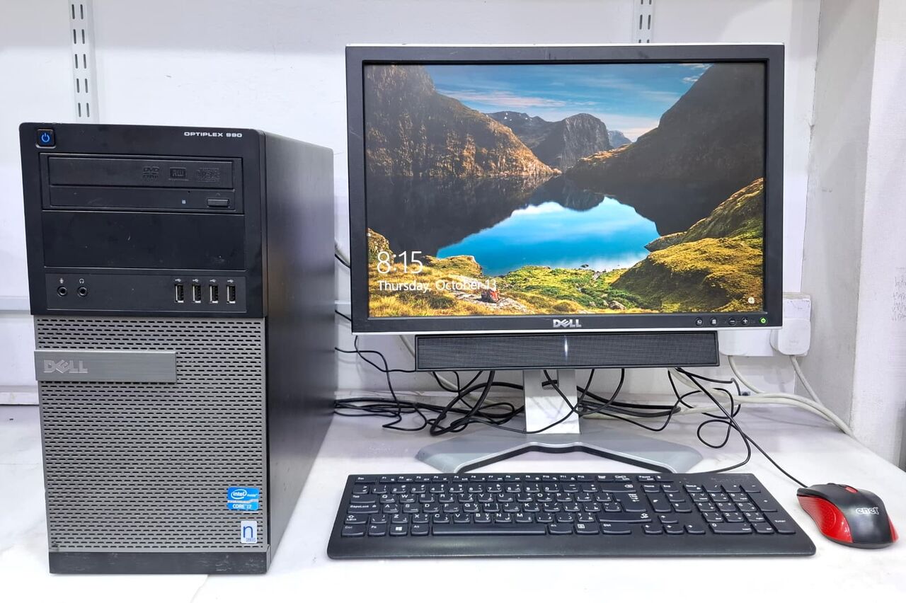Manama, Computers, BHD 78,  DELL Core I7 WiFi Computer Full Set DELL Wide Monitor + Speaker 16GB RAM AMD Graphics Card