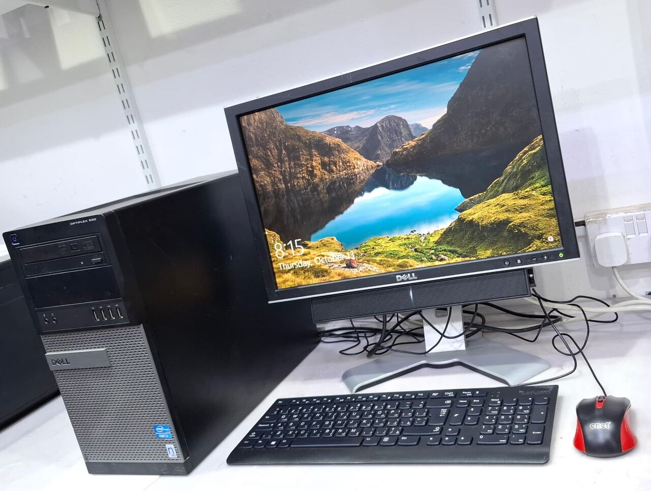 Manama, Computers, BHD 78,  DELL Core I7 WiFi Computer Full Set DELL Wide Monitor + Speaker 16GB RAM AMD Graphics Card