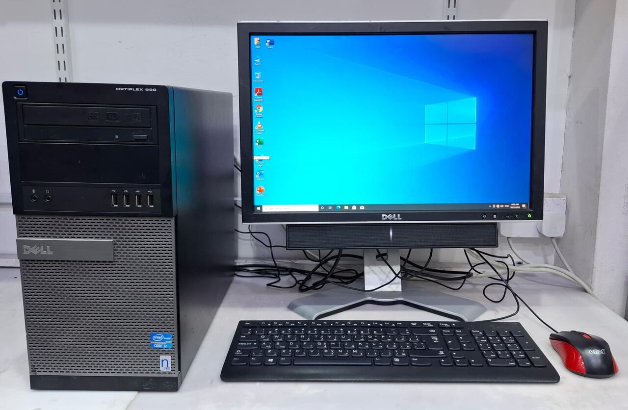 Isa Town, Computers, BHD 78,  DELL Core I7 WiFi Computer Full Set DELL Wide Monitor + Speaker 16GB RAM AMD Graphics Card