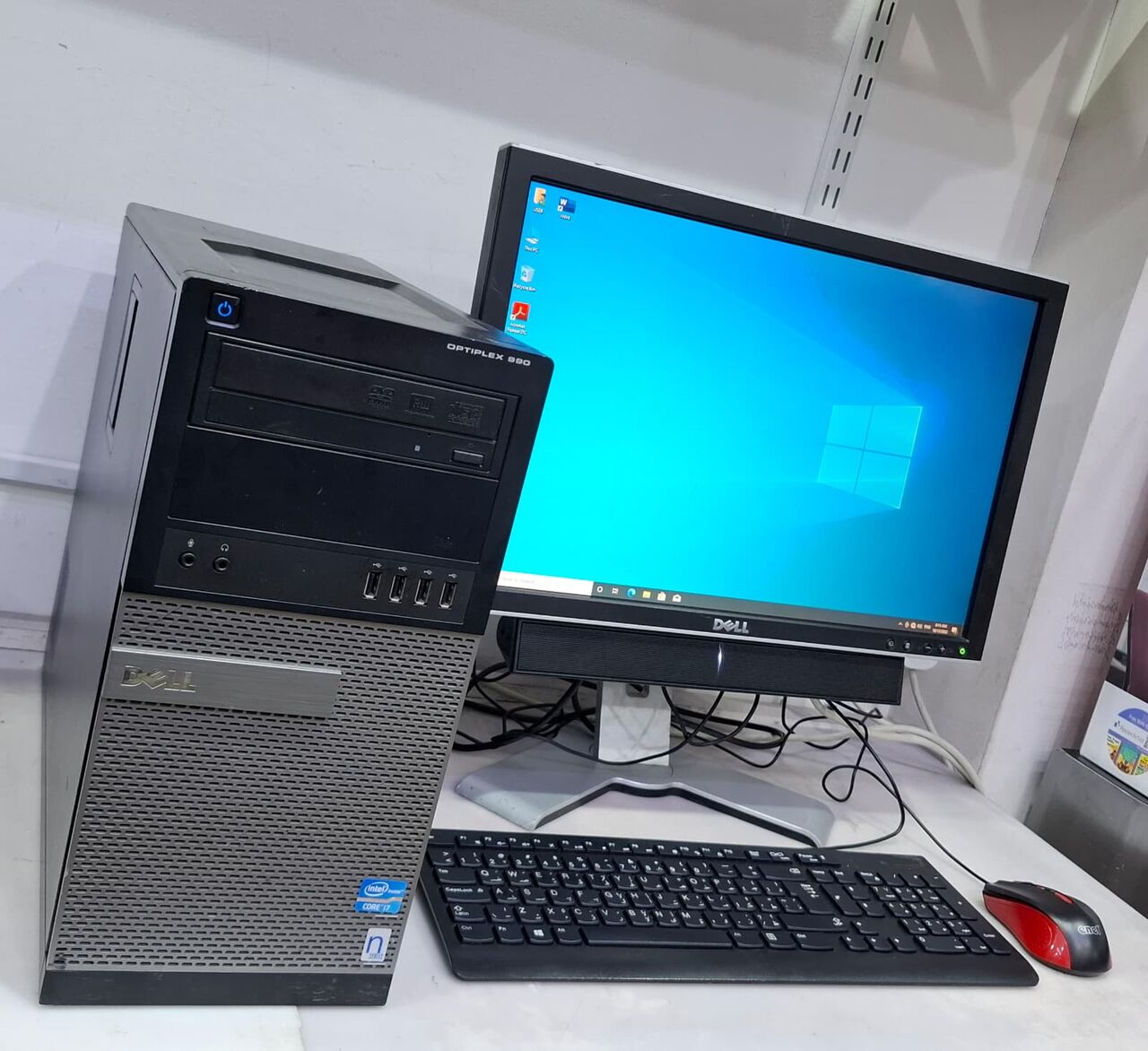 Isa Town, Computers, BHD 78,  DELL Core I7 WiFi Computer Full Set DELL Wide Monitor + Speaker 16GB RAM AMD Graphics Card
