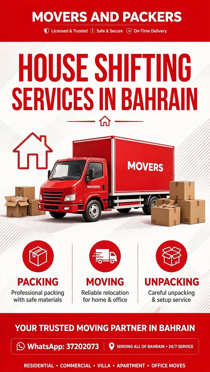 Muharraq, Labor/Moving, Movers And Packers In Bahrain