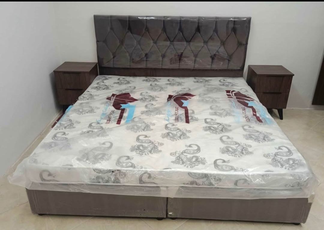 Al Safa, Furniture, Stylish Chocolate Complete Bed Set Available In Jeddah