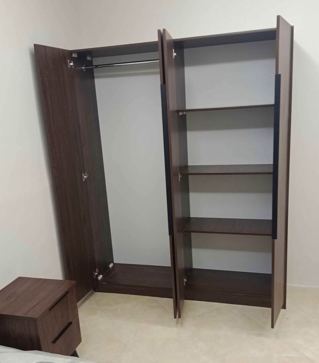 Al Safa, Furniture, Stylish Chocolate Complete Bed Set Available In Jeddah