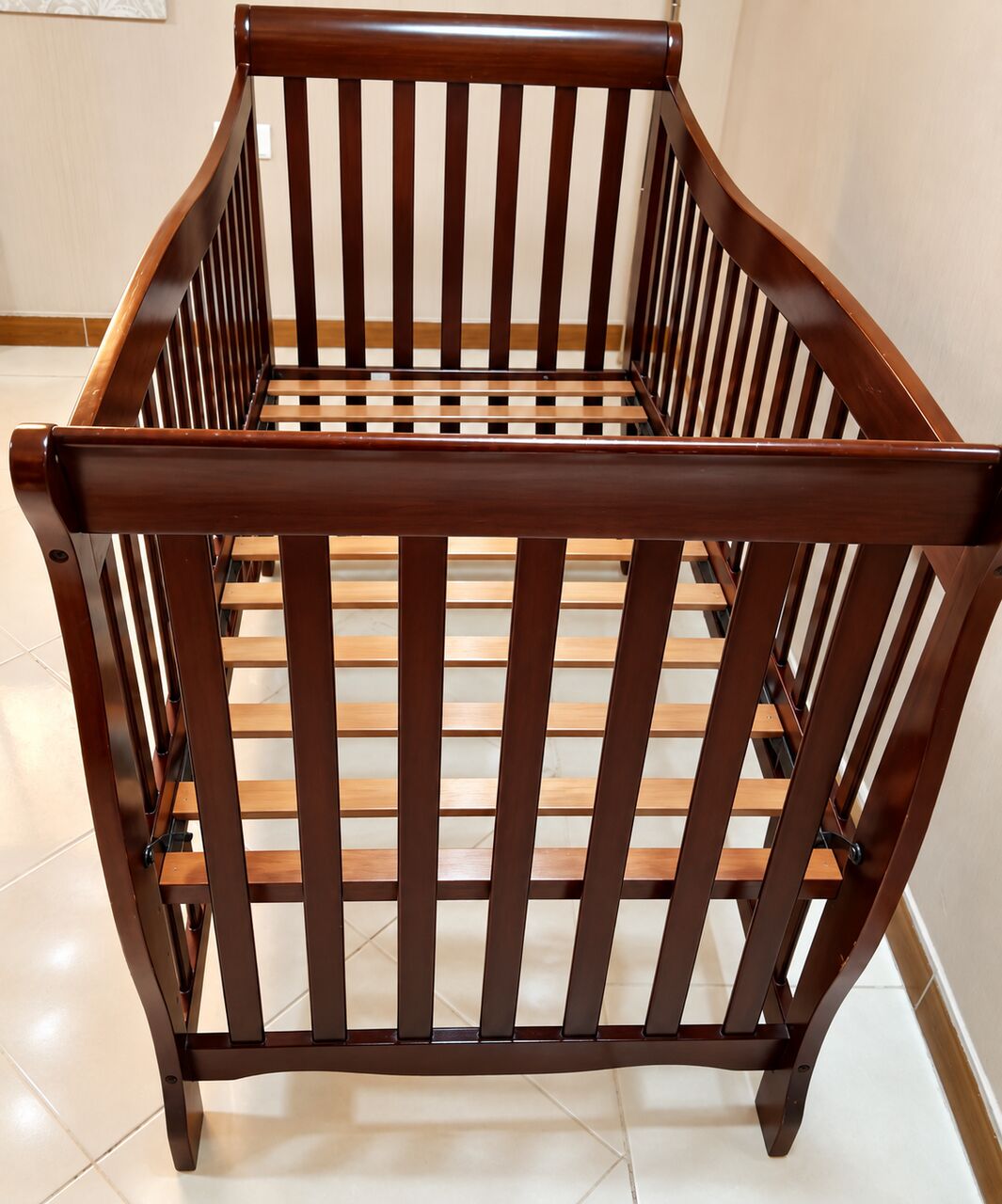 Jeddah, Baby & Kid Stuff, SAR 120,  🔥 Urgent Sale:🔥 BRAND-NEW CONDITION – Baby Cot + Mattress + Pillow- Purchased From IKEA