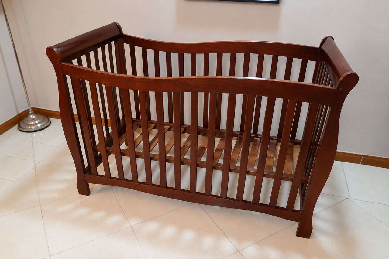 Jeddah, Baby & Kid Stuff, SAR 120,  🔥 Urgent Sale:🔥 BRAND-NEW CONDITION – Baby Cot + Mattress + Pillow- Purchased From IKEA