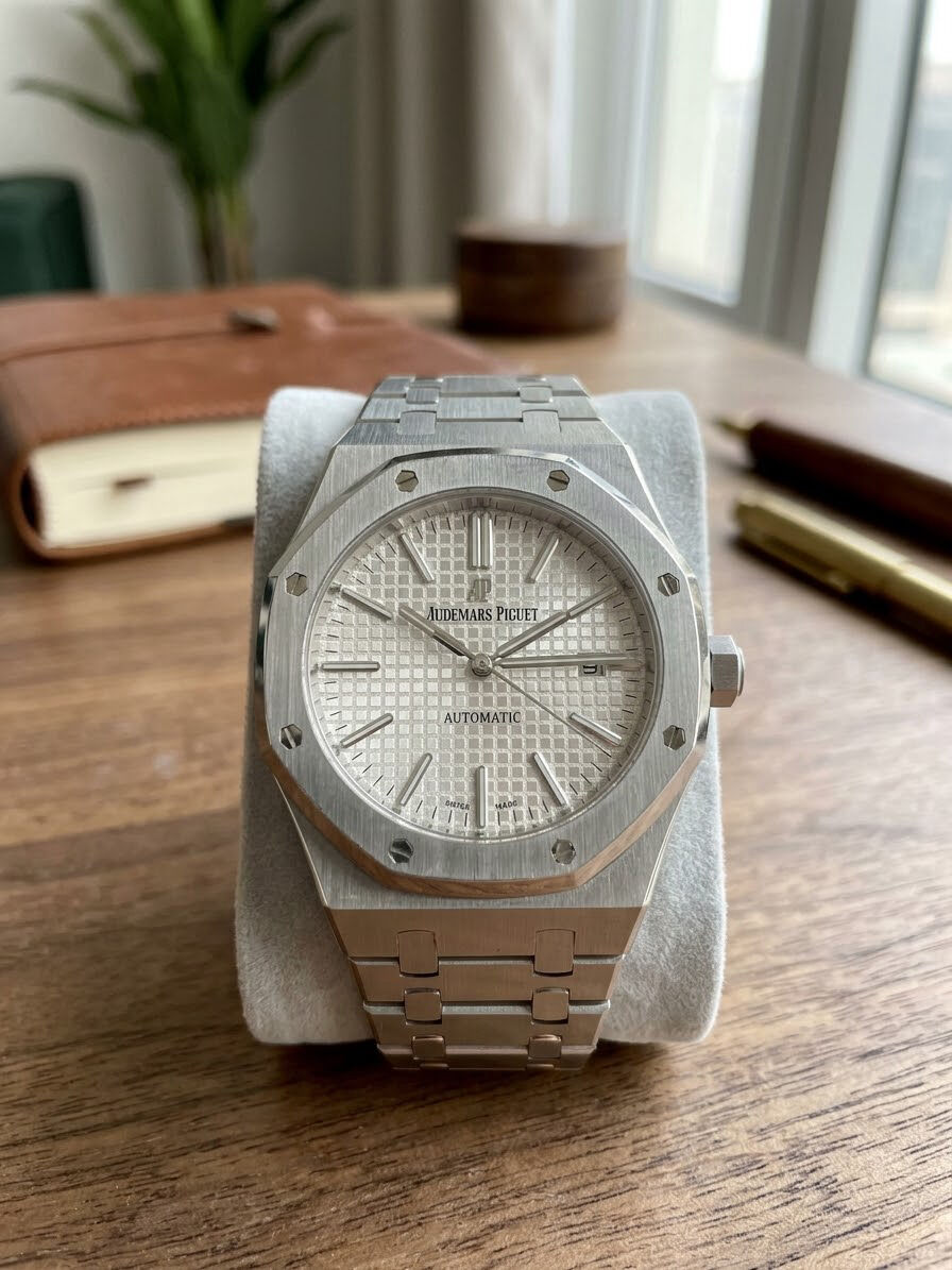 Jeddah, Watches, SAR 1000,  Royal Oak Pearl White Automatic ⬜️