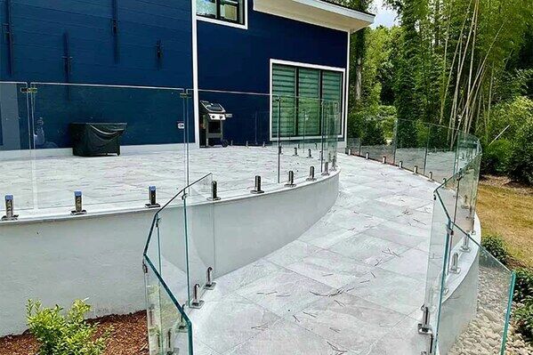 New York, Business, Glass Balcony Railing & Glass Railing System