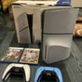 SAR 2100,  Sony Ps5 Slim With 2 Controllers