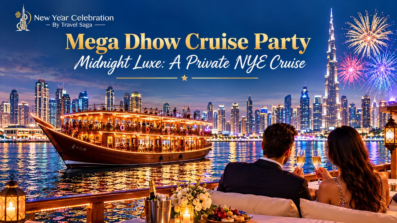 Dubai, Travel, Mega Dhow Cruise Party &ndash; Midnight Luxe: A Private NYE Cruise