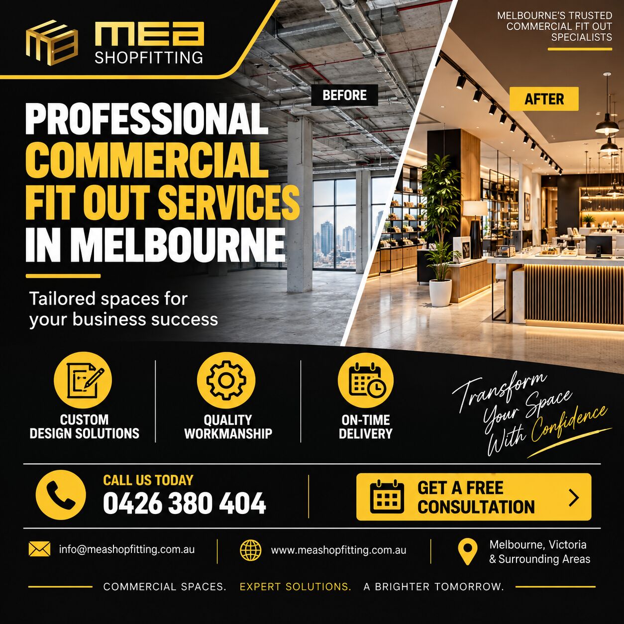 Melbourne, Furniture, AUD 999,  Professional Commercial Fit Out Services In Melbourne