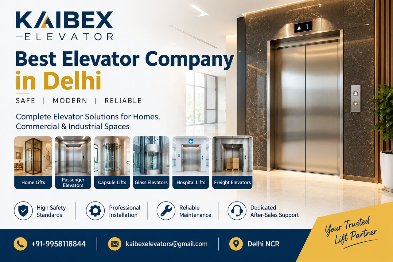 New Delhi, Construction, Best Elevator Company In Delhi | Kaibex Elevator