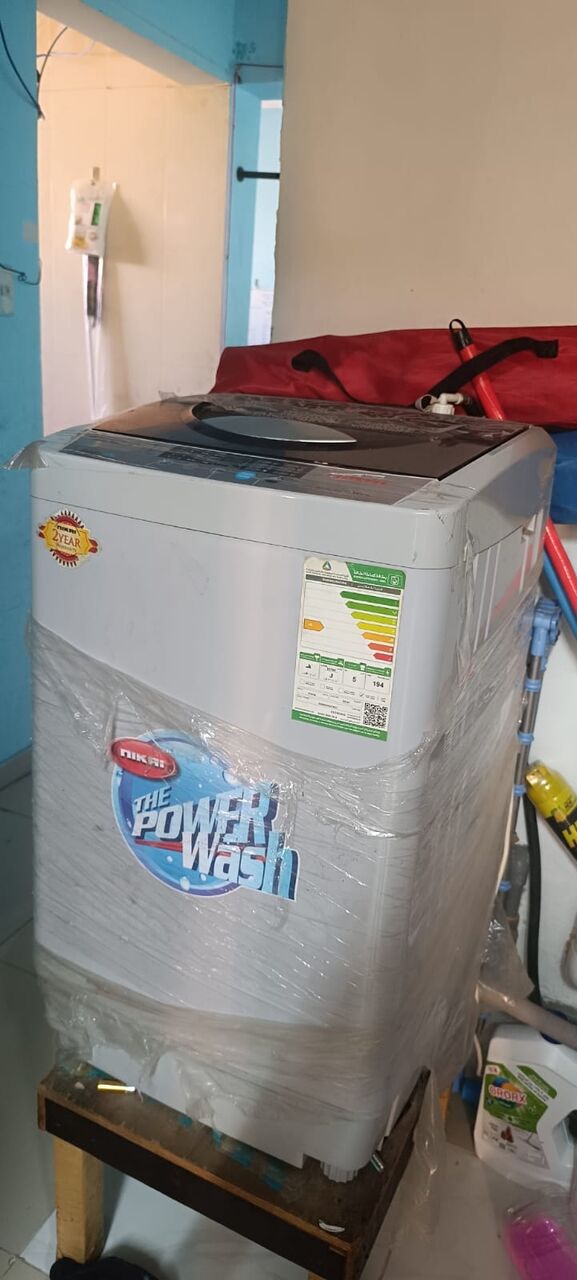 Jubail, Appliances, SAR 800,  Elegant 9-seater Sofa, Nikai 5kg Washing Machine, And Wooden Cupboard. All Items In Great