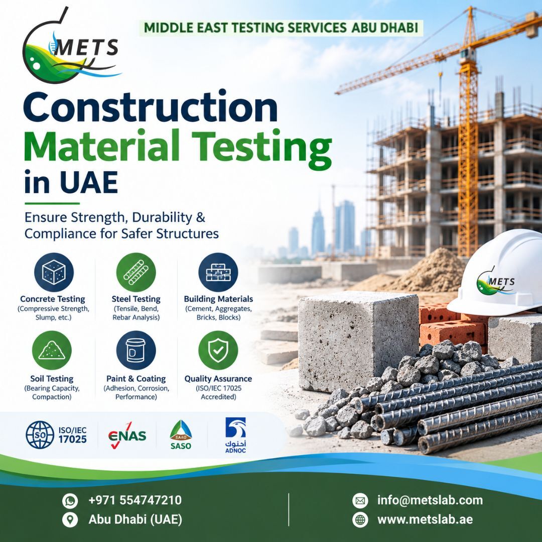 Abu Dhabi, Business, Construction Material Testing Services Abu Dhabi For Project Quality Assurance