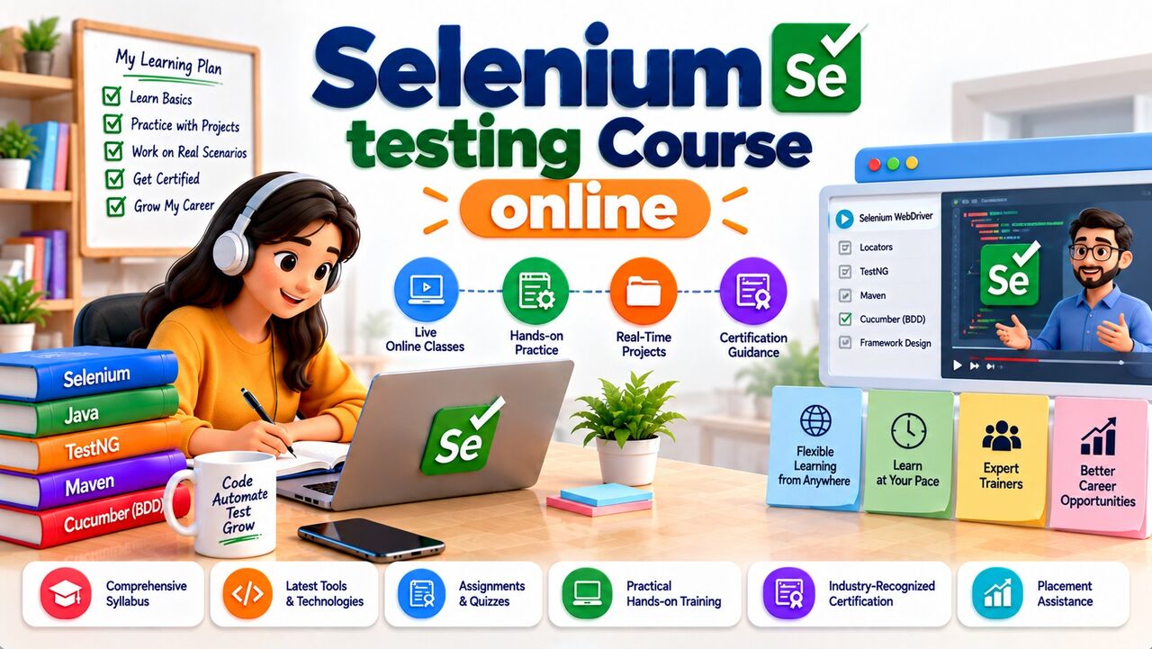 Noida, Education, Selenium Testing Course Online
