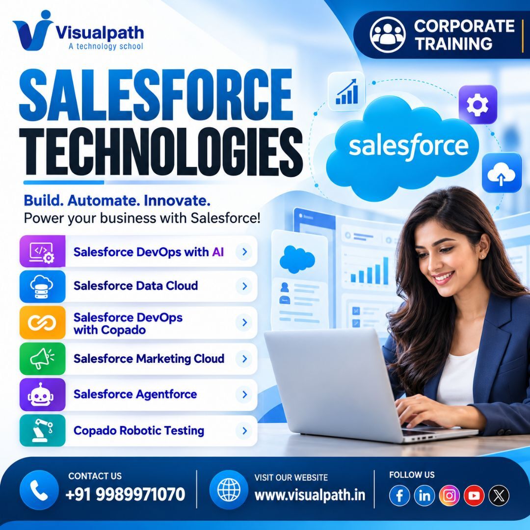Hyderabad, Lessons Offered, Salesforce Technologies Build In-Demand Skills With Visualpath