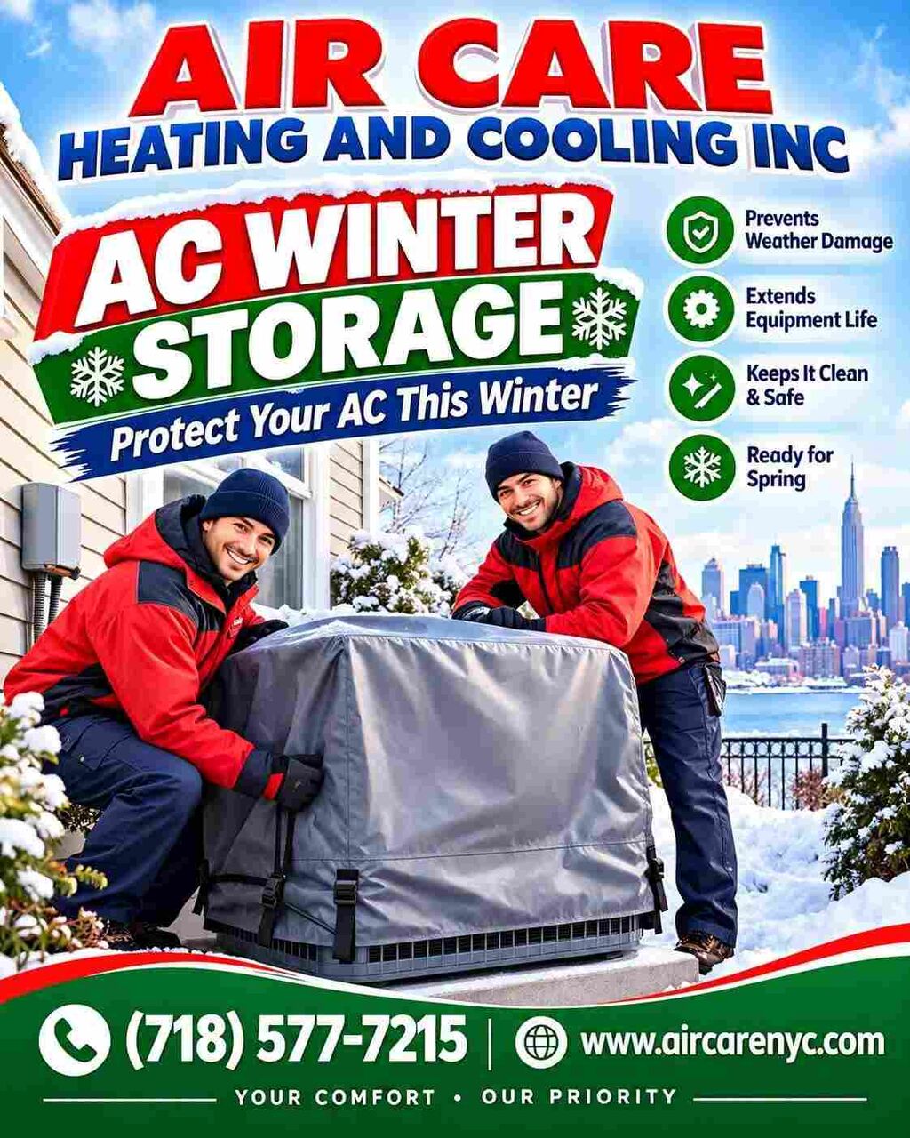 New York, Air Conditioning, Air Care Heating & Cooling NYC Inc