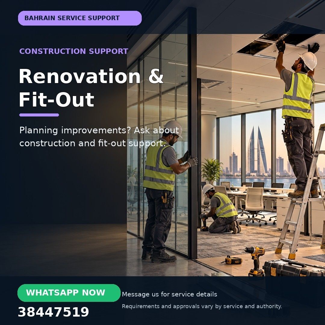 Gudaibiya, Business, CONSTRUCTION WORKS