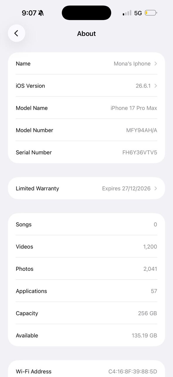 Dammam, Mobile Phones, SAR 4200,  Iphone 17 Pro Max