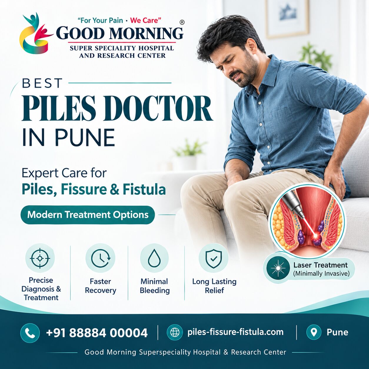 Pune, Medical, Best Piles Doctor In Pune For Advanced Piles Treatment