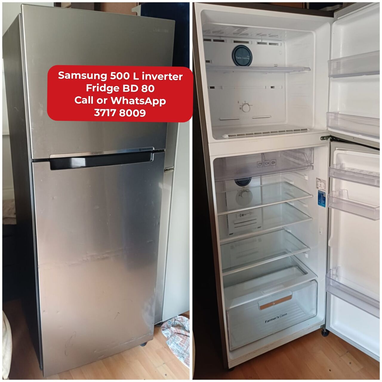 Manama, Appliances, BHD 80,  @@Samsung Inverter Fridge In Good Condition For Sale With Delivery