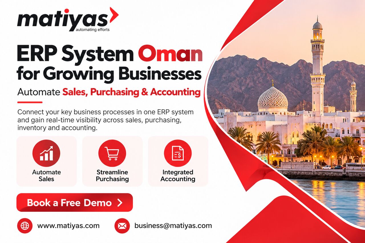 Muscat, Software, OMR 1,  ERP System Oman For Growing Businesses: Automate Sales, Purchasing & Accounting