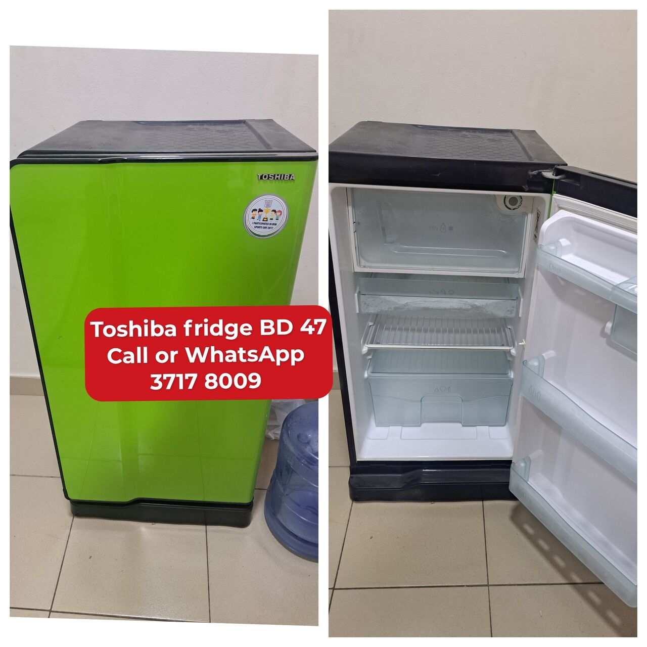 Manama, Appliances, BHD 47,  @@Toshiba Fridge In Good Condition For Sale With Delivery