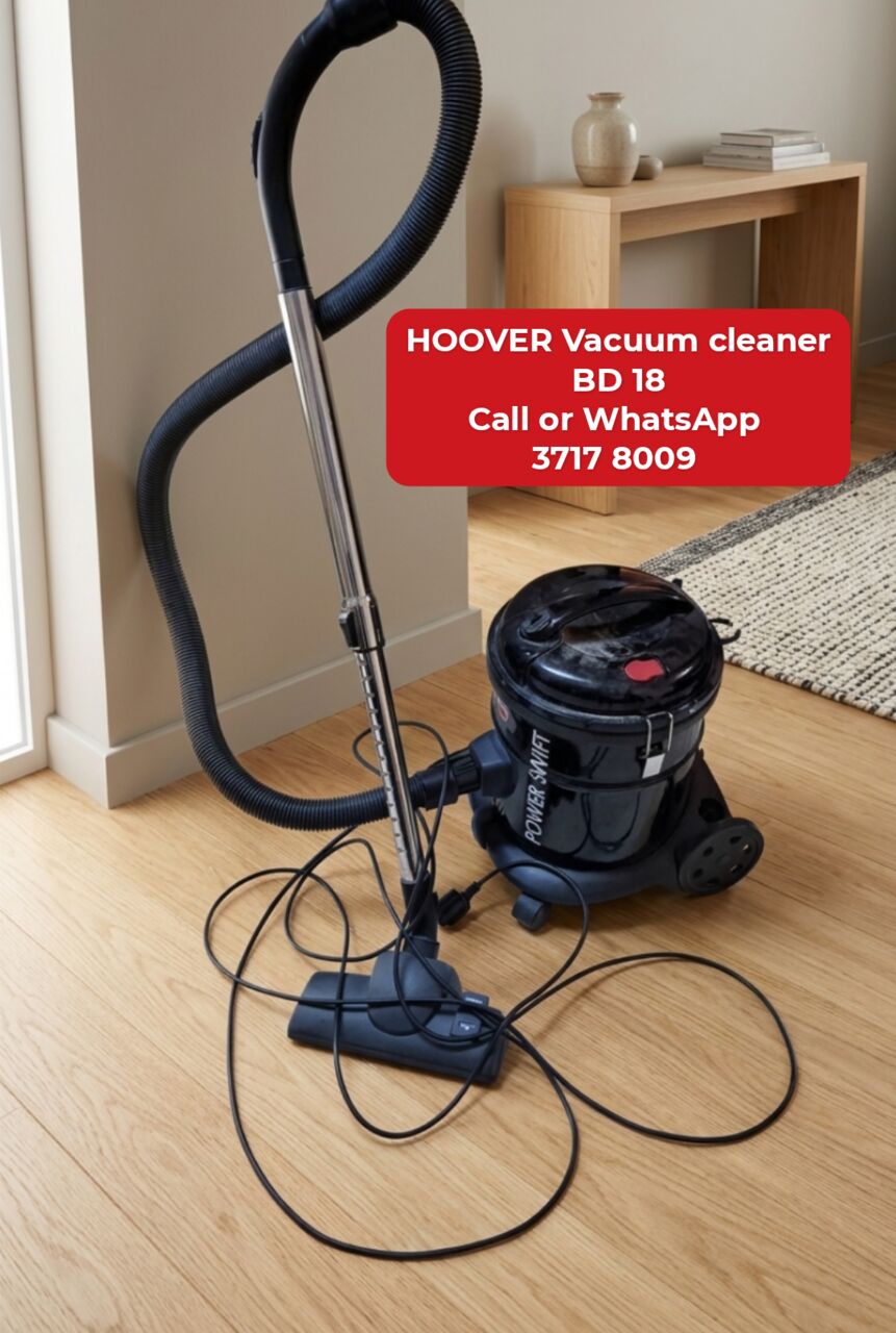 Manama, Appliances, BHD 18,  @@Hoover Vacuum Cleaner In Good Condition For Sale With Delivery