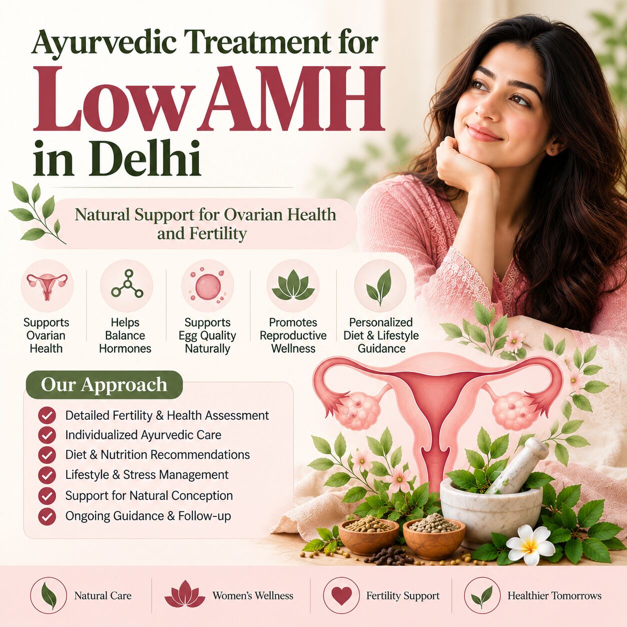 New Delhi, Medical, Ayurvedic Low AMH Treatment And Fertility Support In Delhi