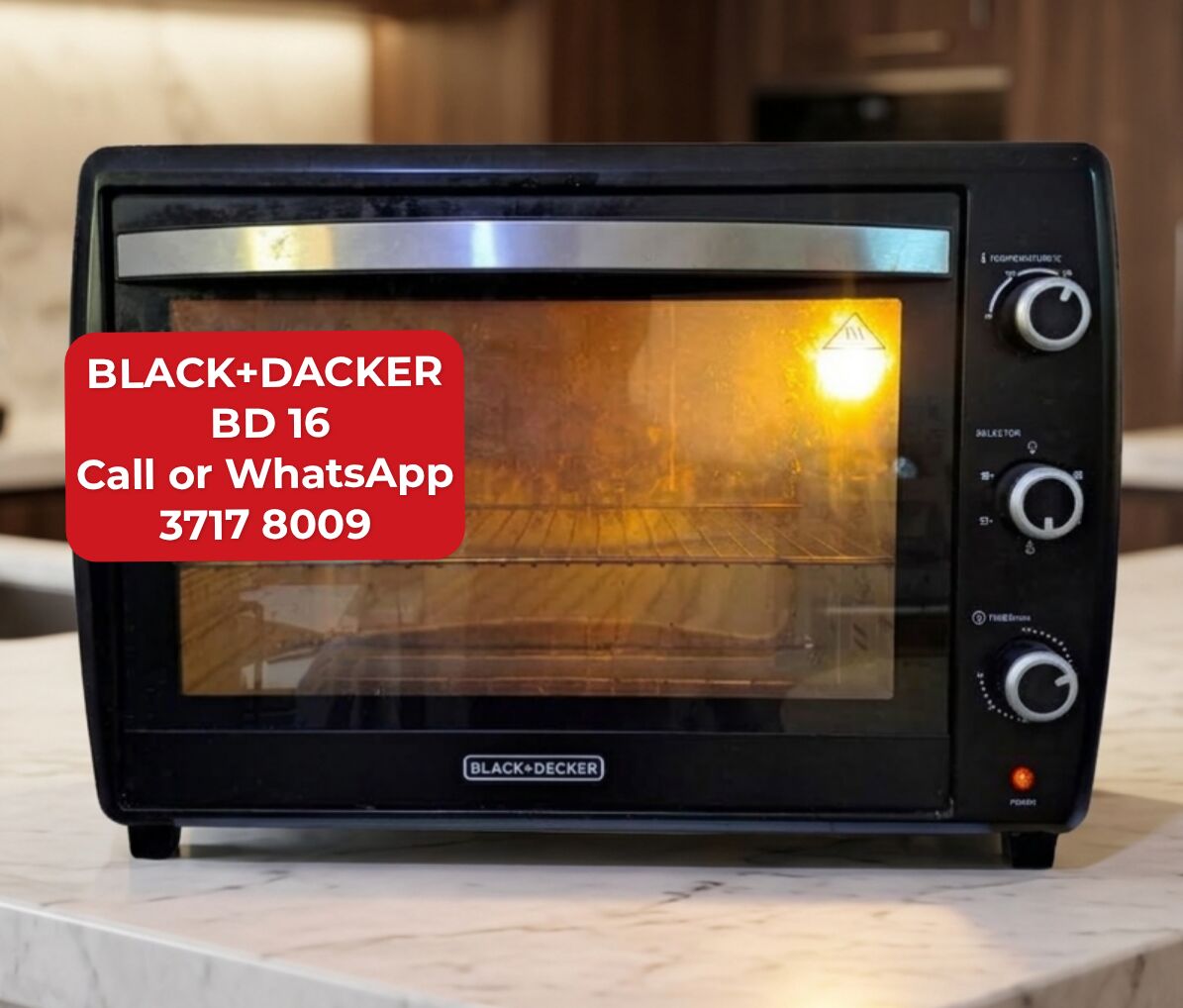 Manama, Appliances, BHD 15,  @@Black+Dacker Oven In Good Condition For Sale With Delivery