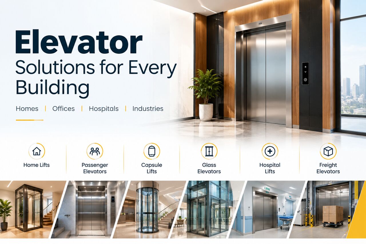 New Delhi, Construction, Home & Passenger Elevator Solutions For Residential And Commercial Buildings