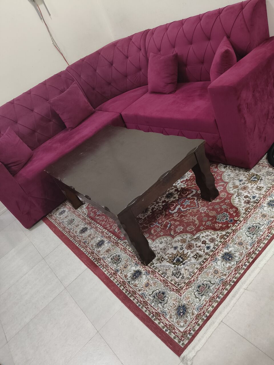 Manama, Furniture, BHD 100,  7 Seater Sofa For Sale With Rug  Price Is Negotiable... Excellent Condition