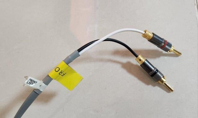 Al Jubail Al Balad, Electronics, SAR 560,  Speaker Cable With Locking Banana Plugs For LCR Make BJC