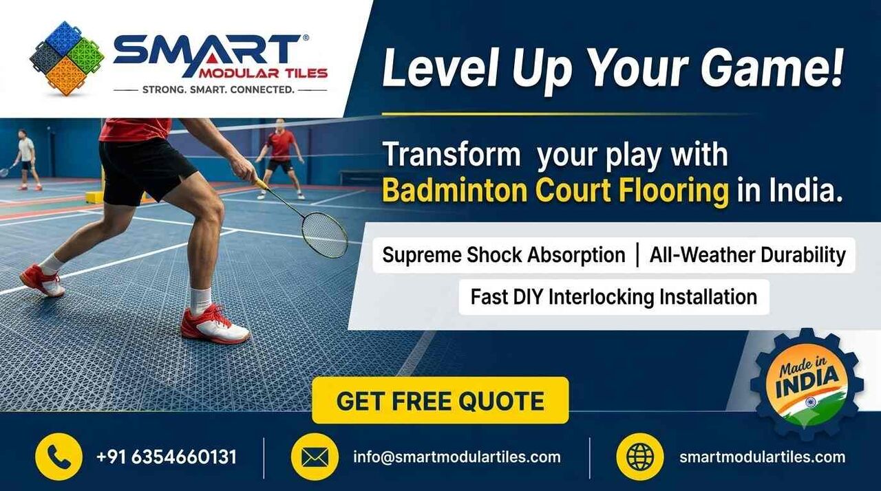Mumbai, Construction, Badminton Court Flooring In India