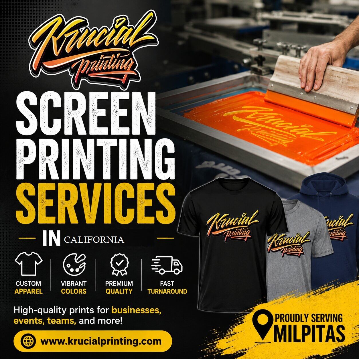 New York, Printing, Screen Printing Service In California