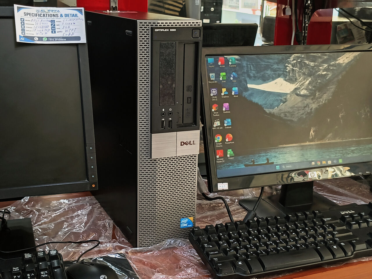 Riffa, Computers, BHD 37,  DELL Core I5 Desktop Computer Set | 8GB RAM, 500GB HDD, 19" HD Monitor (BD 37)
