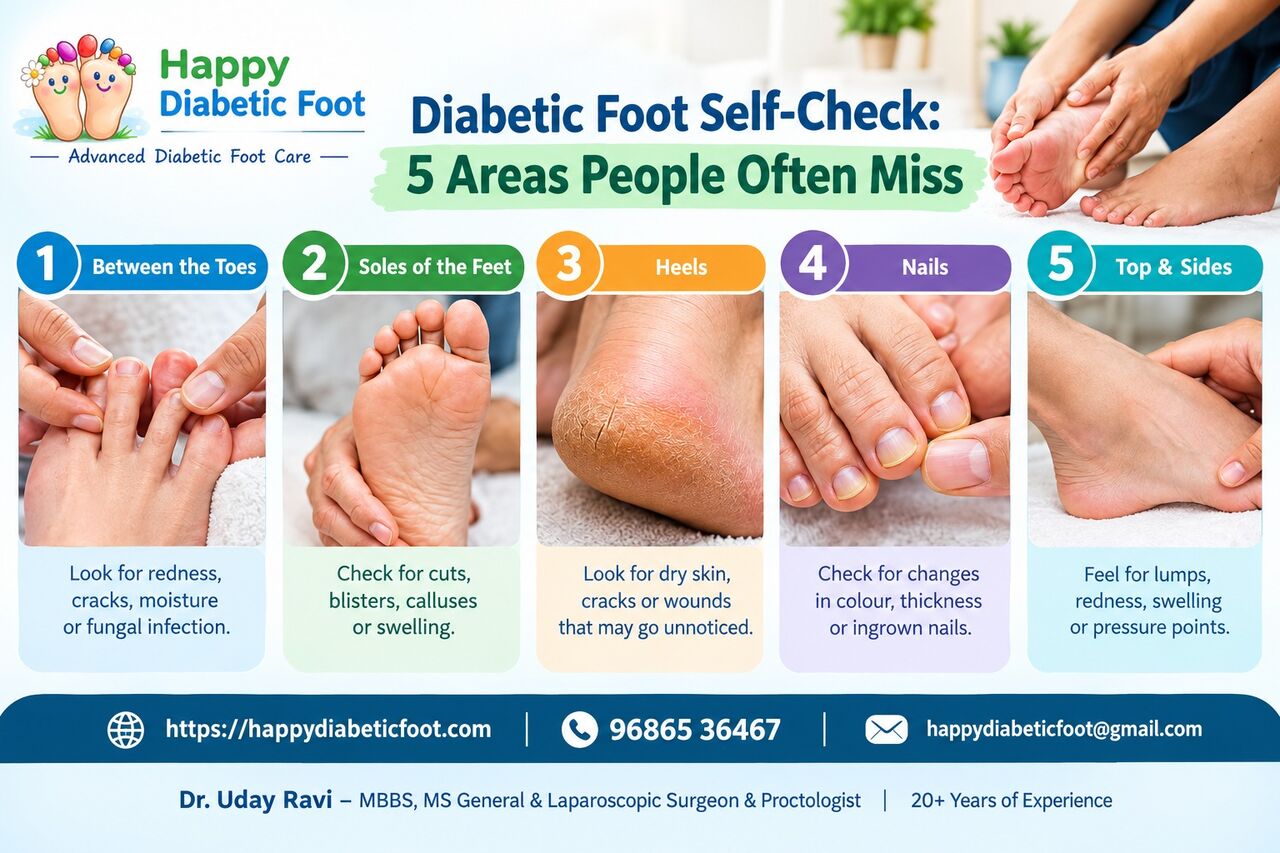 Bangalore, Health, Diabetic Foot Self-Check: 5 Areas People Often Miss- Dr Uday Ravi