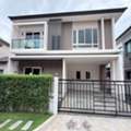 THB 55000,  60 Sq. Feet,  รหัสC7308 ให้เช่าบ้านเดี่ยว 2ชั้น หมู่บ้