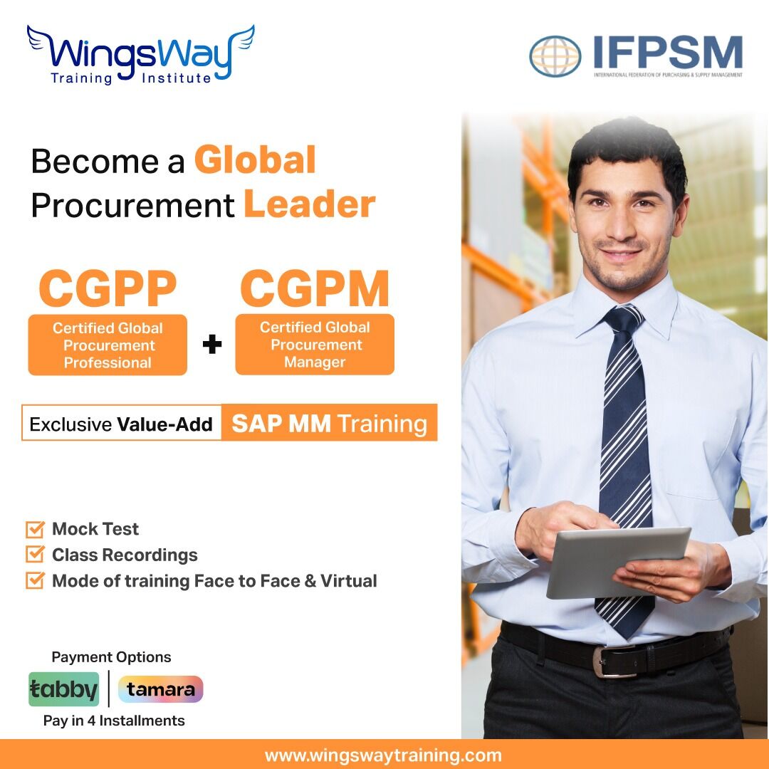 Dubai, Lessons Offered, CGPP-Certified Global Procurement Professional Course In Dubai