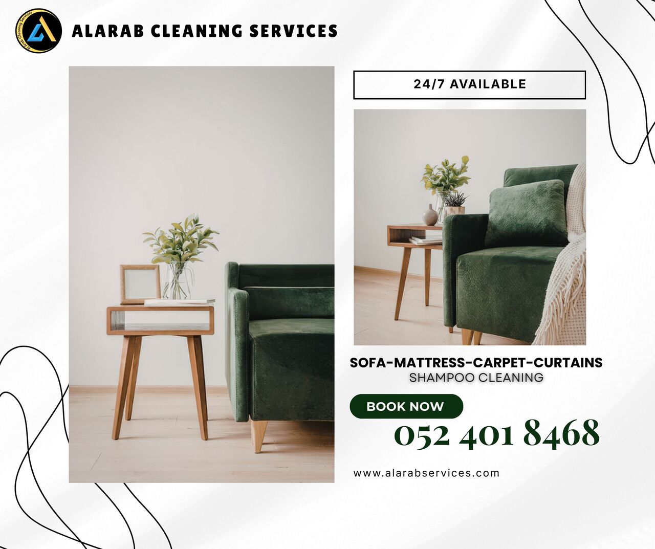 Dubai, Cleaning, Sofa-Carpet-Mattress-Curtains Cleaning Services