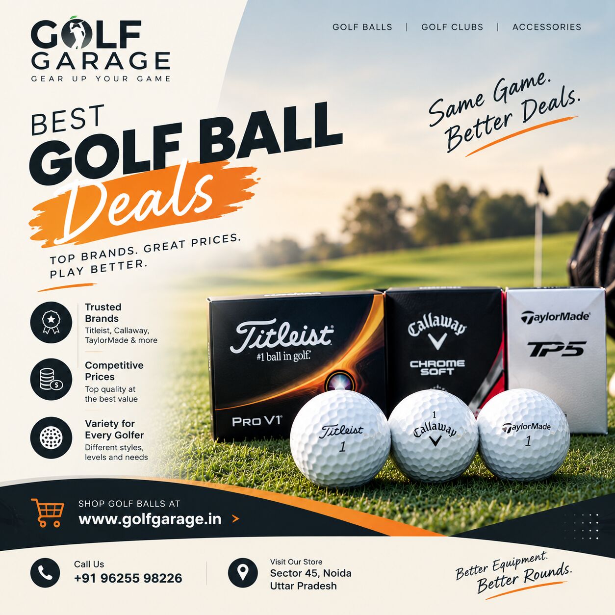 Noida, Sporting Goods, INR 2490,  Best Golf Balls Deal