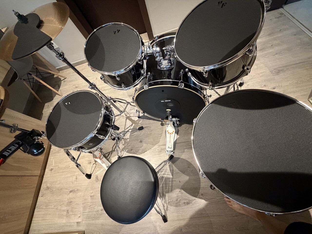 Manama, Musical Instruments, BHD 350,  Pearl Export Series Complete Drum Kit, Sabian Cymbals, Vic Firth Mutes, Like New