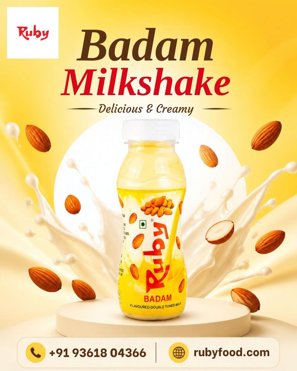 Madurai, Food, INR 40,  Badam Milkshake In Madurai