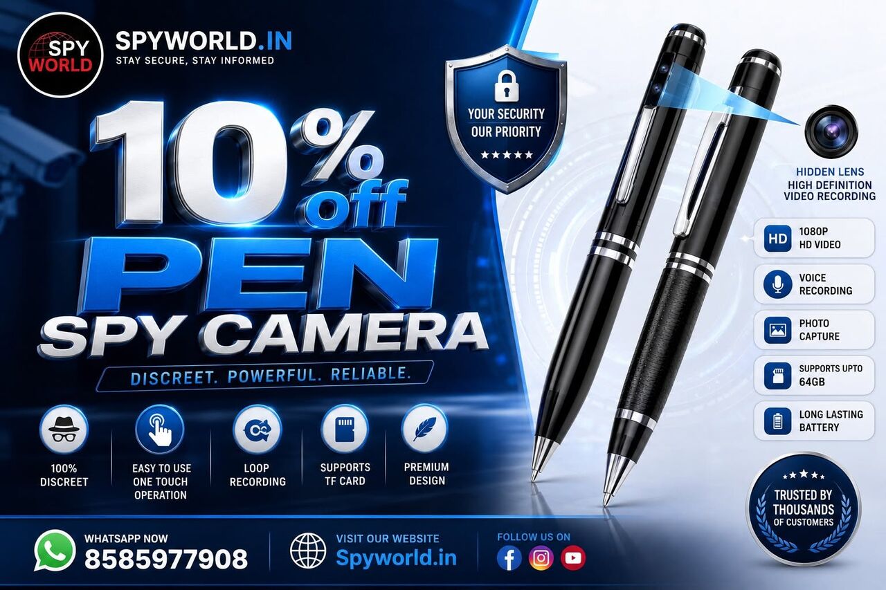 New Delhi, Electronics, INR 3999,  Spy Camera Shop In New Delhi At Spy World
