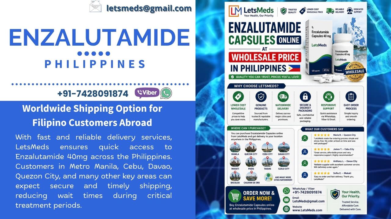Manila, Health & Beauty Items, PHP 1,  Enzalutamide Capsules Price Online