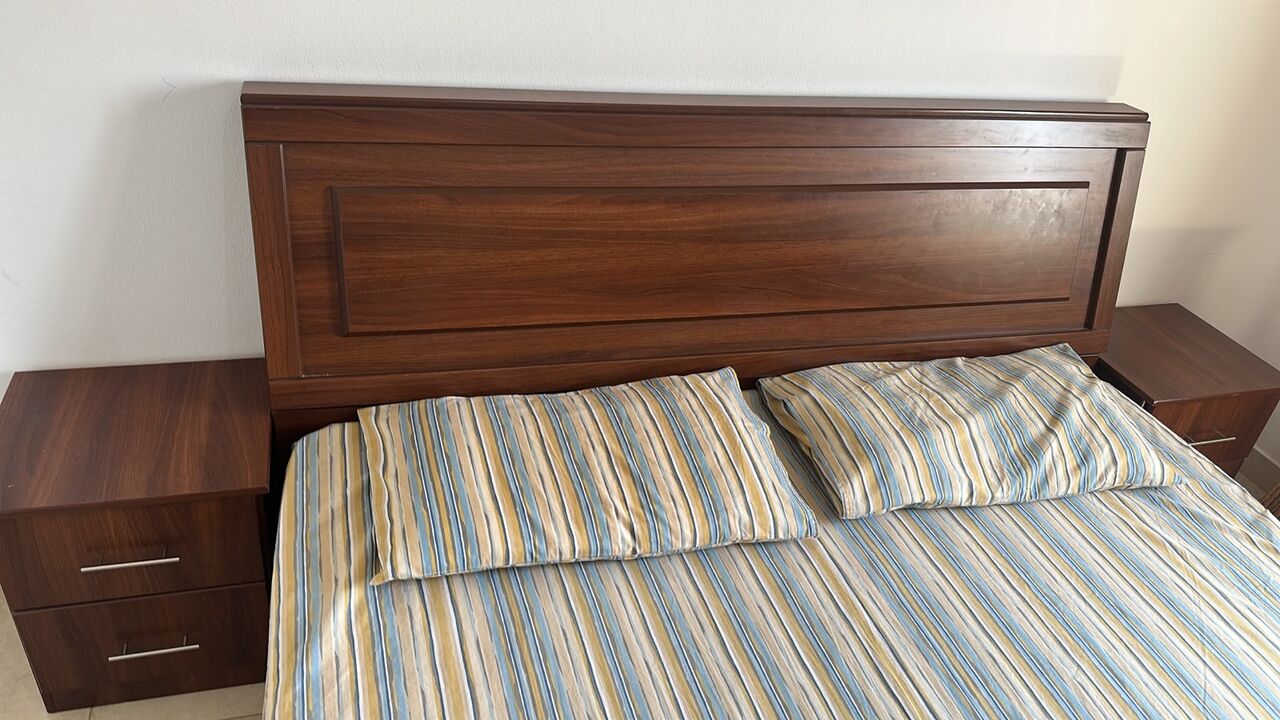 Jeddah, Furniture, SAR 600,  Queen Size Bed (without Mattress) With Side Tables