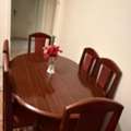 SAR 600,  6-seater Dining Table Set For Sale. Price Is 600 SR Negotiable