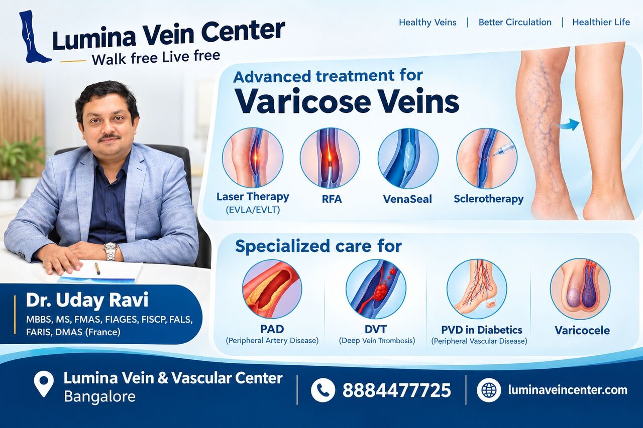 Bangalore, Health, Advanced Treatment Options For Varicose Veins & Vascular Conditions In Bangalore
