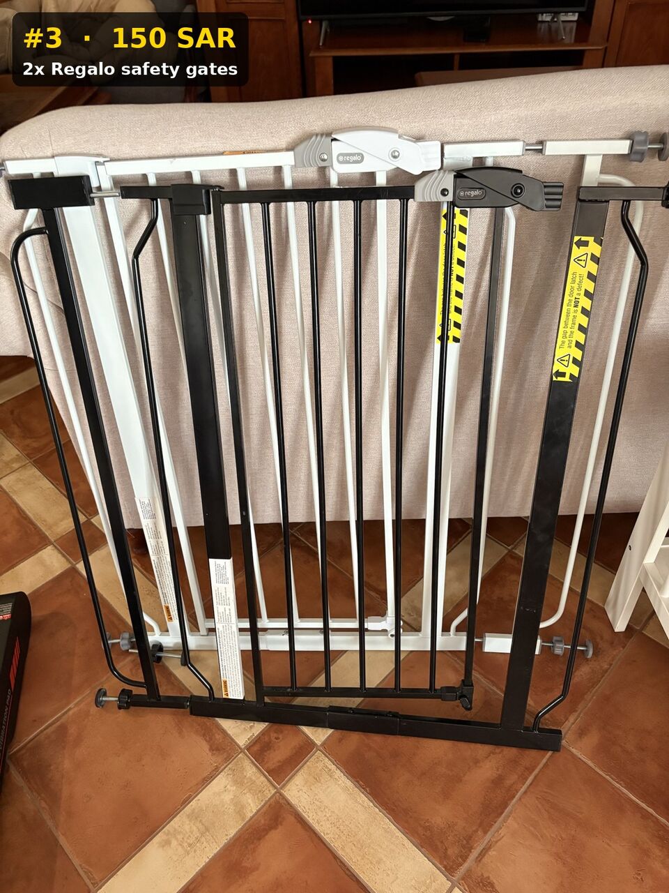 Jubail Industrial City, Baby & Kid Stuff, SAR 150,  2x Regalo Baby Safety Gates - Murjan Village