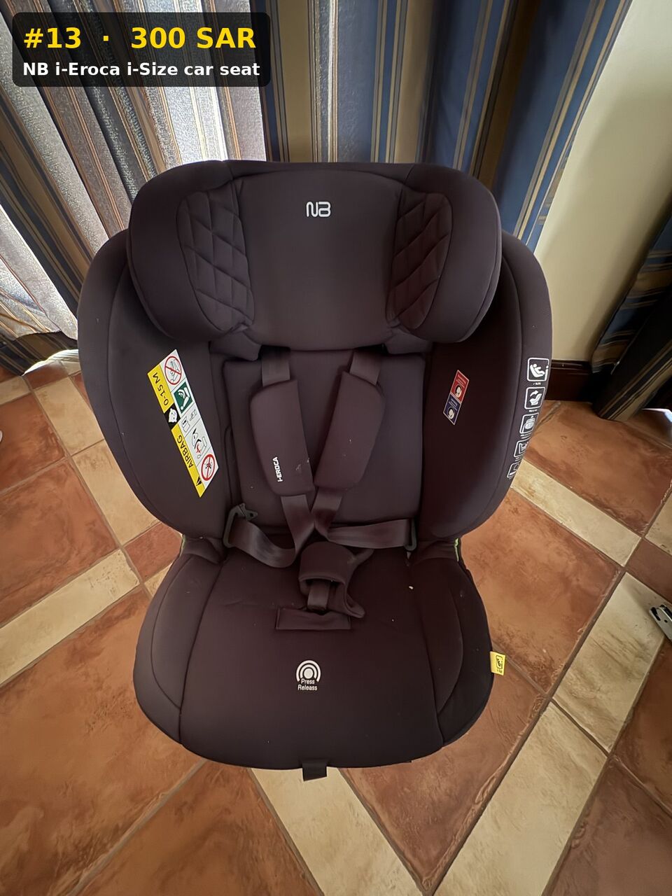 Jubail Industrial City, Baby & Kid Stuff, SAR 300,  NB I-Eroca I-Size Car Seat - Murjan Village
