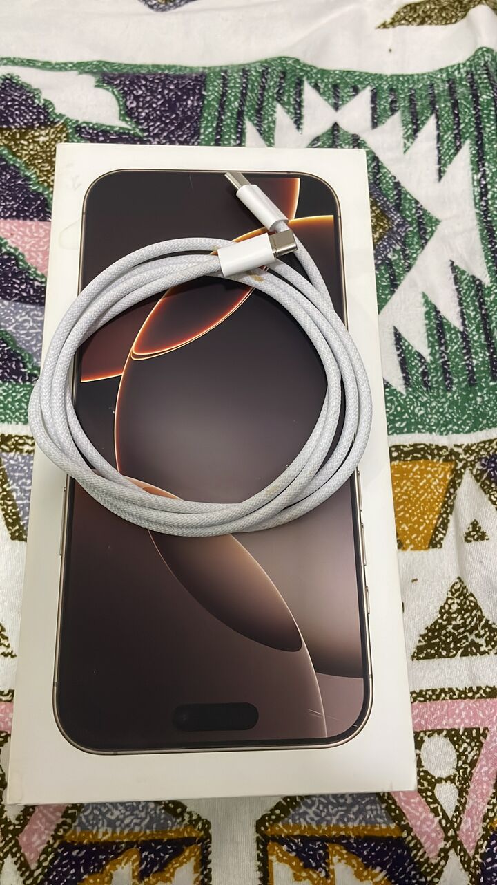 Riyadh, Mobile Phones, SAR 3850,  IPhone 16 Pro Max 256GB For Sale In Riyadh.  📱 256GB | Desert Titanium 🔋 100% Battery He